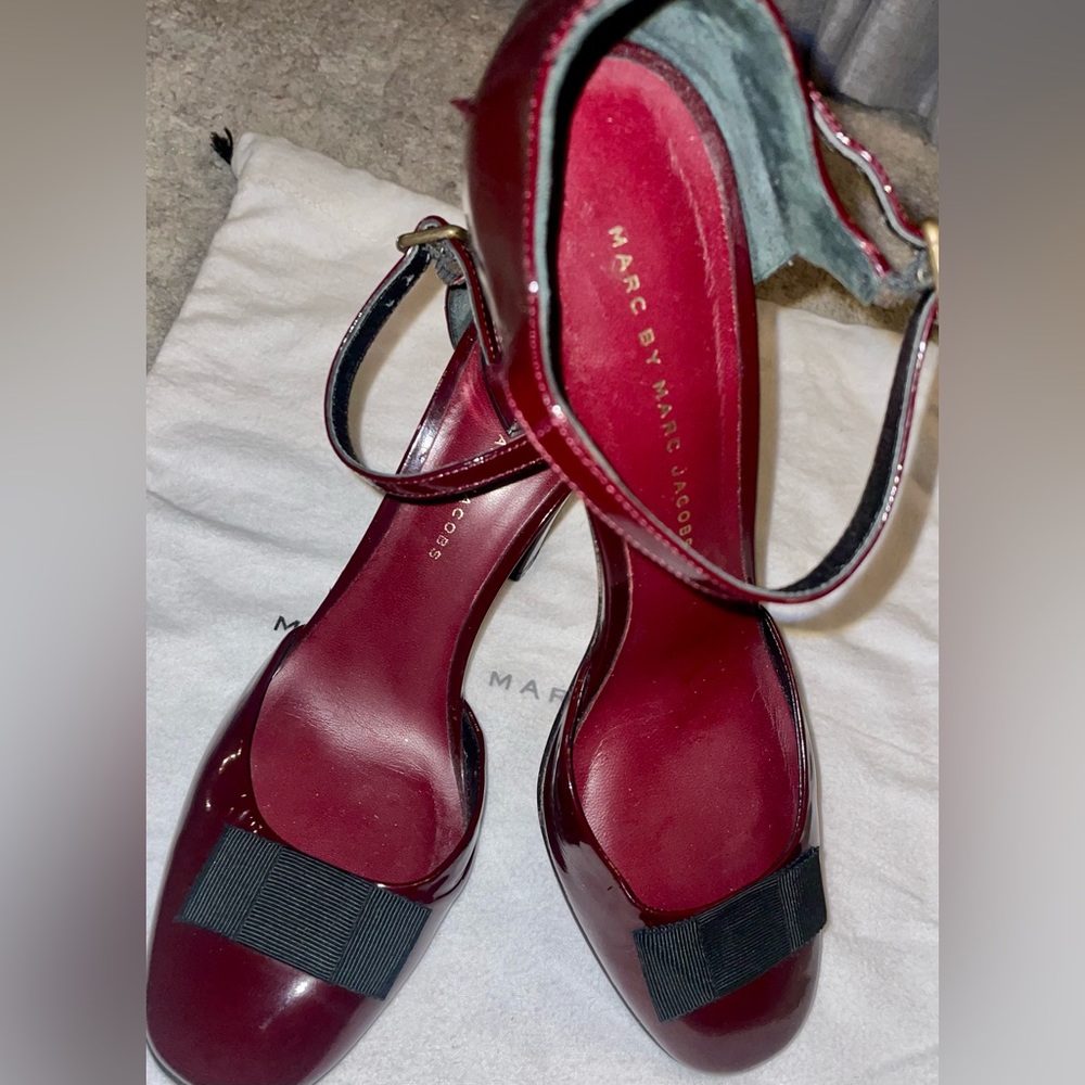 "Marc By Marc Jacobs” Raspberry Patent Leather Ma… - image 4